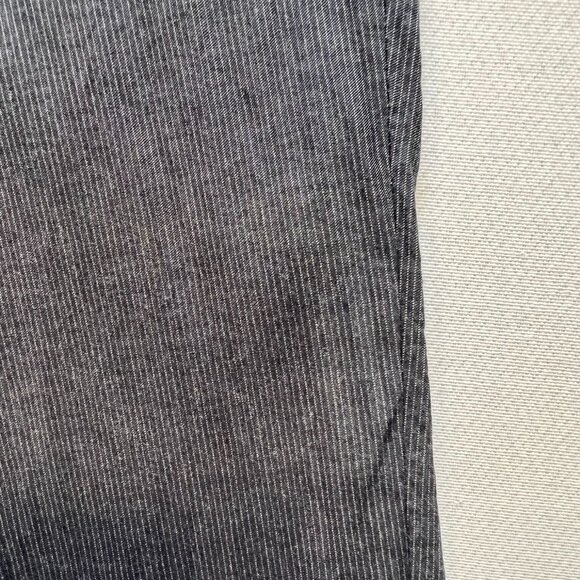 INC International Concepts Mens London Dress Pants Size 38x32 Black Pinstripe - Picture 4 of 10